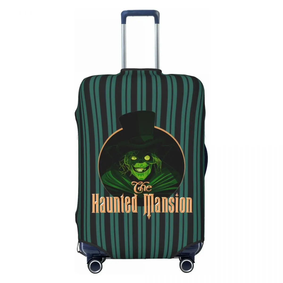 

Haunted Mansion Ghosts Suitcase Cover Dust Proof Halloween Luggage Protective Covers for 18-32 inch