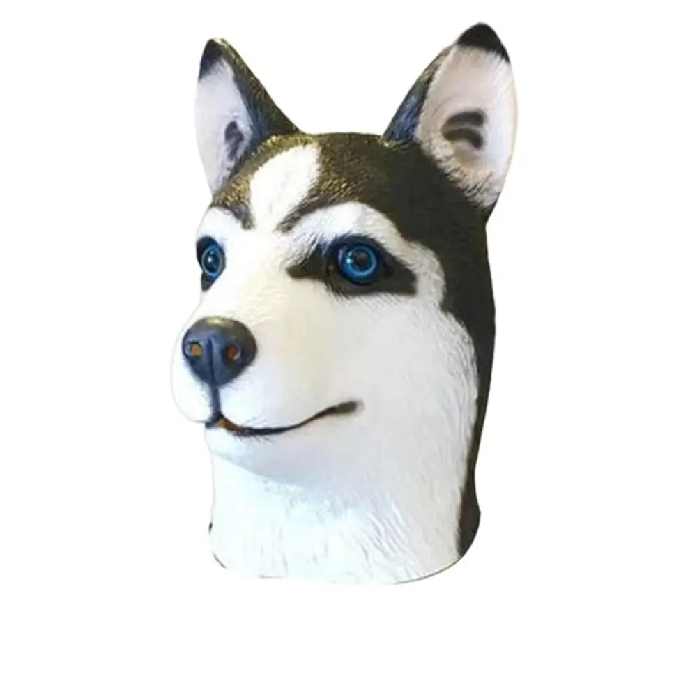 Masks Trick  Donkey Head Cover Costume Halloween Masks Prank Crazy Props Dog Head Cover Animal Costume Props