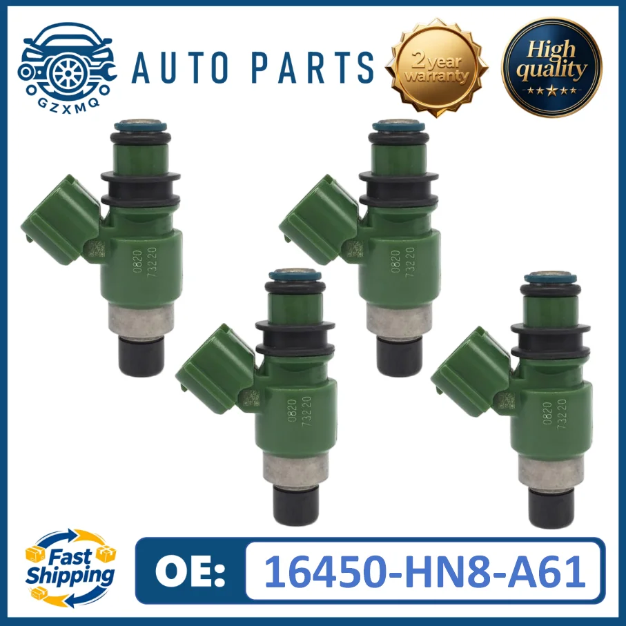 1/4pcs 16450-HN8-A61 Fuel Injectors For 2006-2018 TRX680FA/FGA/FA5 FOURTRAX RINCON 2009-2013 MUV700 BIG RED