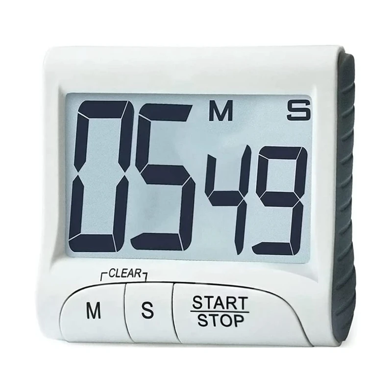 Digital Kitchen Timer&Stopwatch,Bold Digits, Simple Operation, Loud Alarm,Magnetic Kickstand For Cooking And Classroom