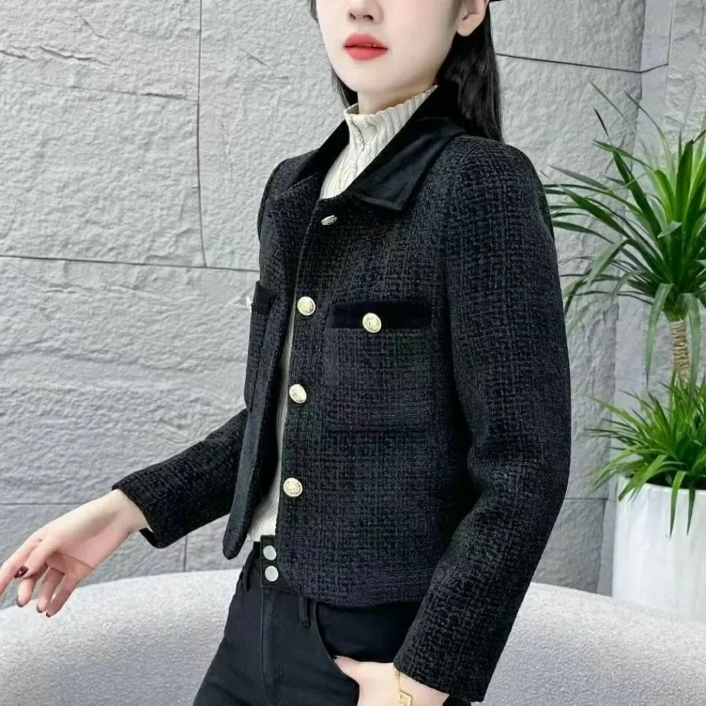 

Half Short Warm Ladies Jackets Winter Hot Fashion 2024 Korean Style Clothing Women's Cotton Wool & Blends Coat Cheap Trendy