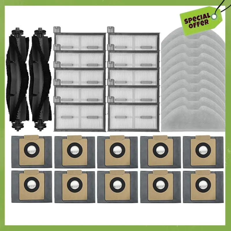 ABGP-สําหรับ Eufy Clean X8 Pro แปรงหลัก HEPA FILTER Mop ผ้า Rag ถุงเก็บฝุ่นอุปกรณ์เสริมอะไหล่