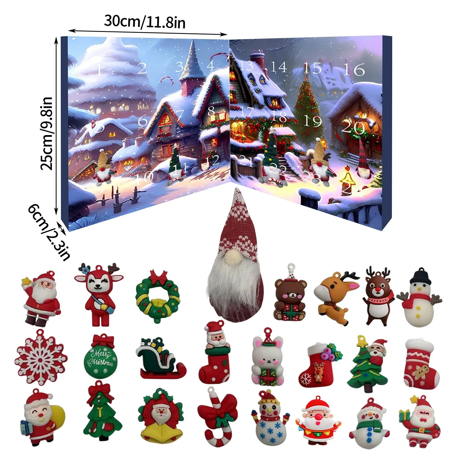 

24 Holiday Gnome Countdown Calendars, Countdown Holiday Party Toys