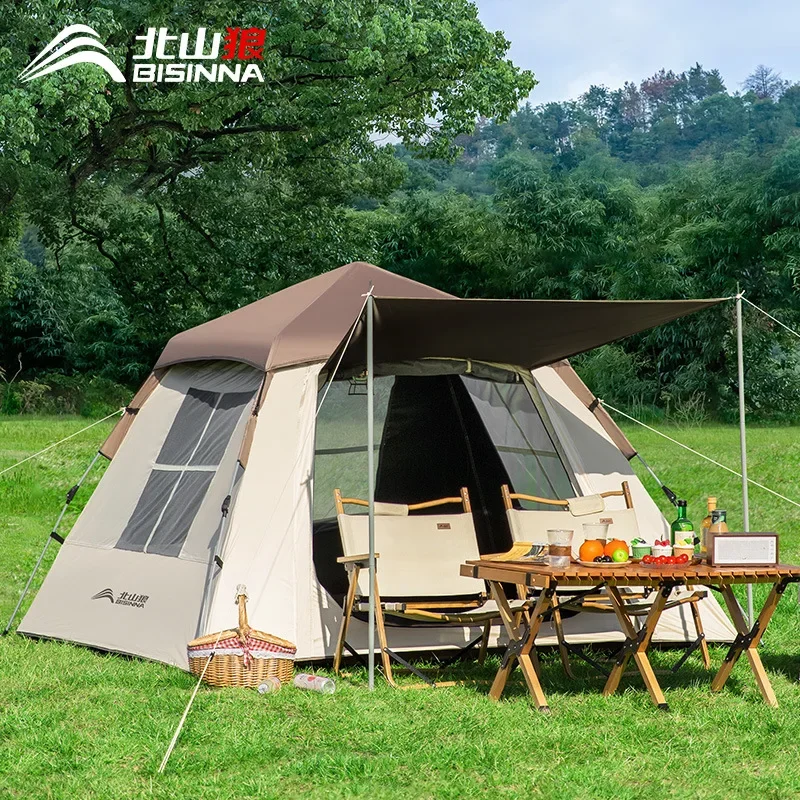 

Tent Outdoor Portable Folding Automatic Park Camping Outdoor Camping Equipment Rainproof Thickened Vinyl Sunscreen