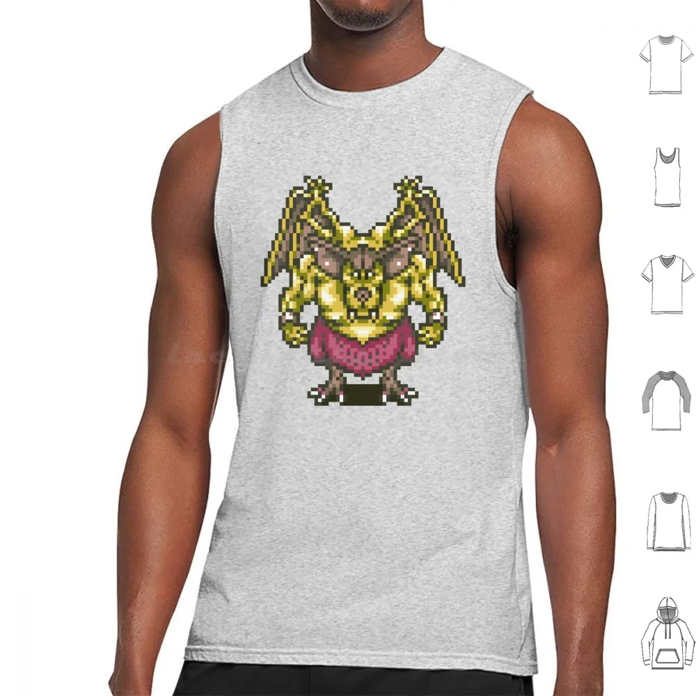 Chrono Trigger Tank Tops Print Cotton Chrono Trigger Snes Super Nes Super Famicom Retro Gamer 16 Bit Pixel Art