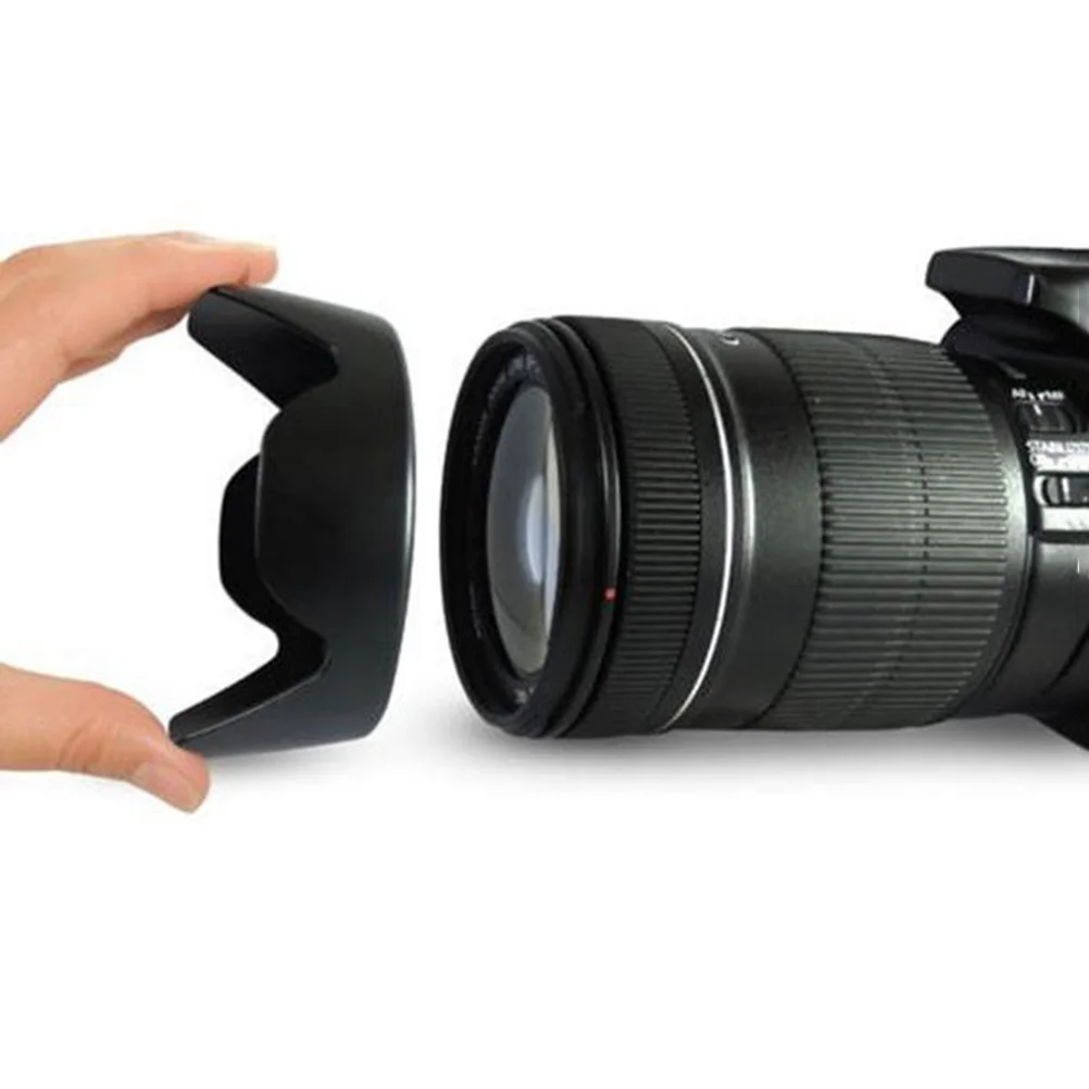 

67Mm Professional Dslr Lens Hood Universal Fit Camera Lens Shade Blocks Unwanted Light Impact Protection Suitable for Canon