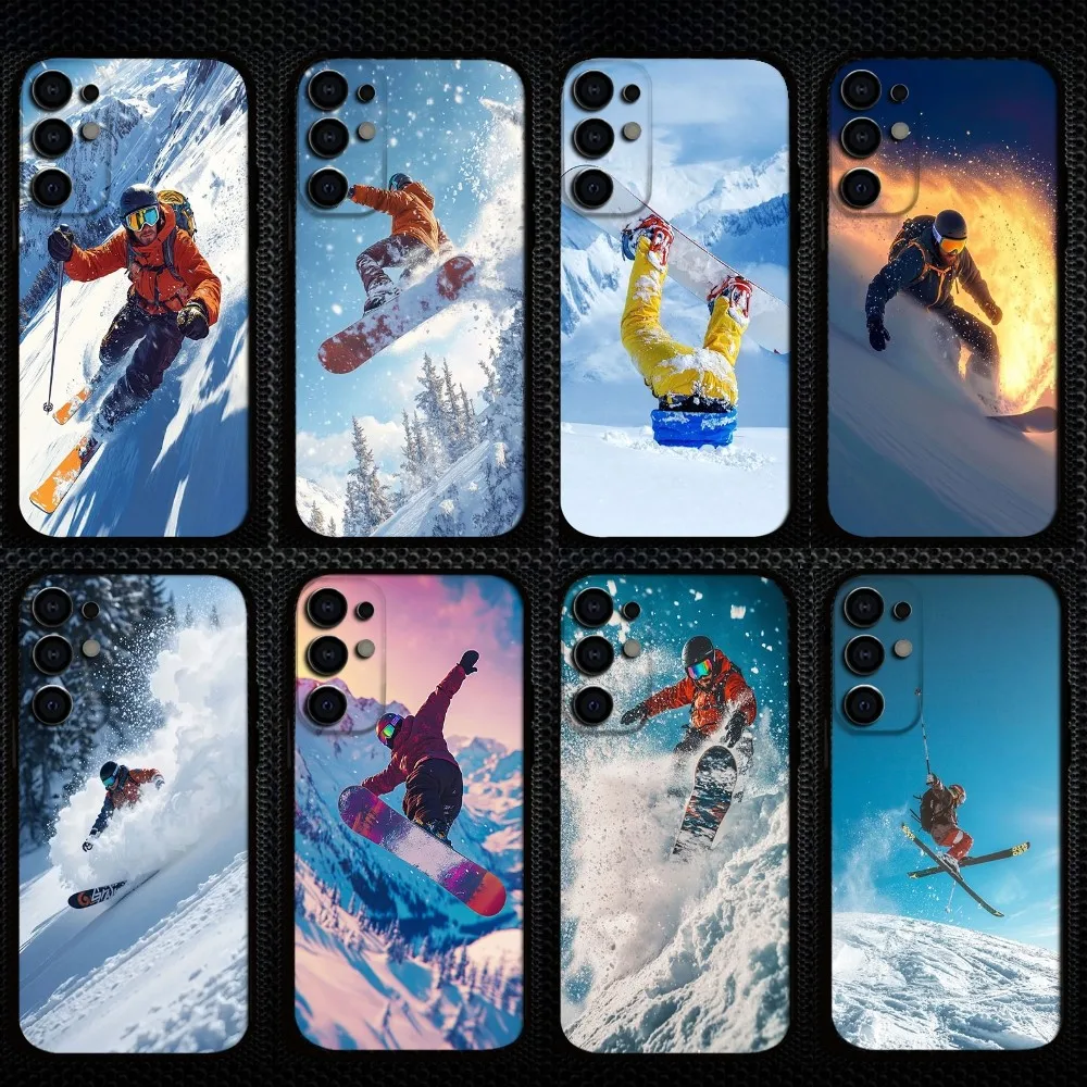 

Outdoor skiing in winter Phone Case For Samsung S25/S24/S23/S22/S21/S20/Plus,Fe,Lite/Others Black Cover