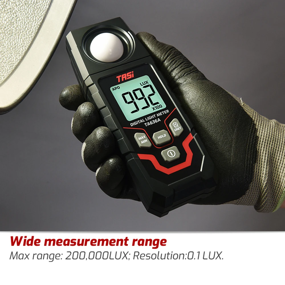 Light Meter Illuminance Lux Meter Multi Functional And High-Precision Integrated Meter Illuminance Tester  Flexible Sensor Light