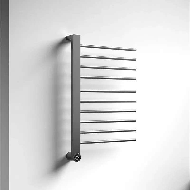 304 Stainless Steel Electric Towel Rack Intelligent Heating Dryer for Bathroom Clothes Drying Household Wall Mounted Holder