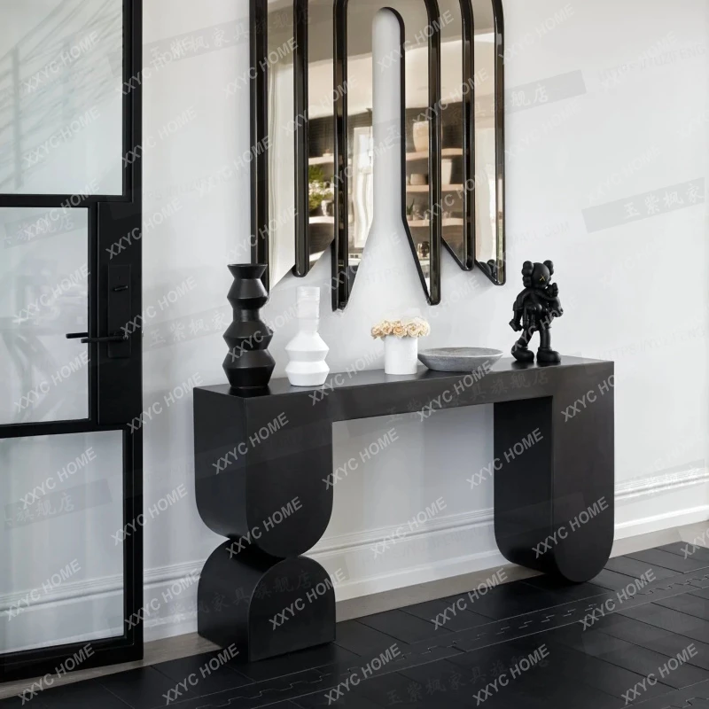 LBX Nordic Creative Console Tables Model Room Club a Long Narrow Table Modern Light Luxury Simple Side View Table Hotel