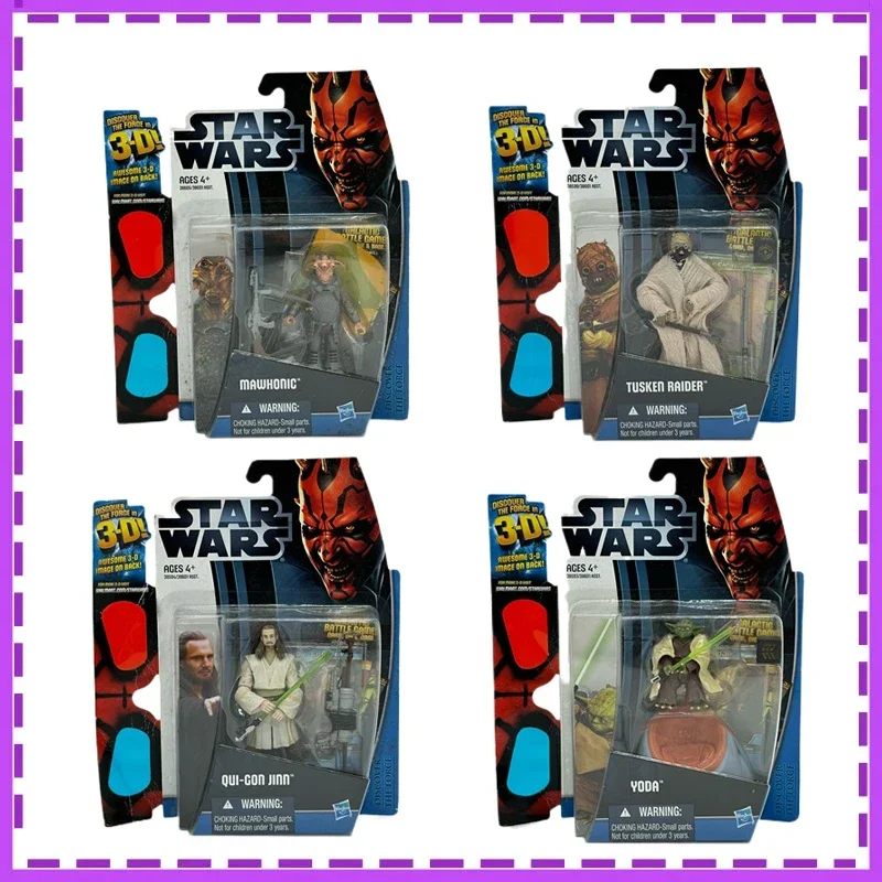 

Hasbro аниме Звездные войны Дарт Maul Guncan Warrior Obiwan C8-R3 рождественские подарки или коллекция подлинные экшн-фигурки модели игрушки