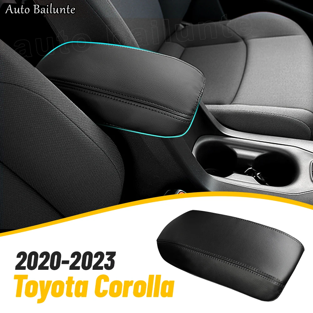 For Toyota Corolla 2020 2021 2022 2023 2024 (Petrol&Hybrid) Center Console Cover Armrest Cover Leather Protect Car Accessories