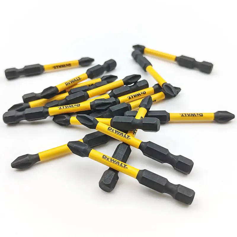 DEWALT PH2 57MM 5PCS Impact Type Bits HSS Cross Screwdriver Head Electric Drill Drive Carpenter Drilling Power Tool Accessories