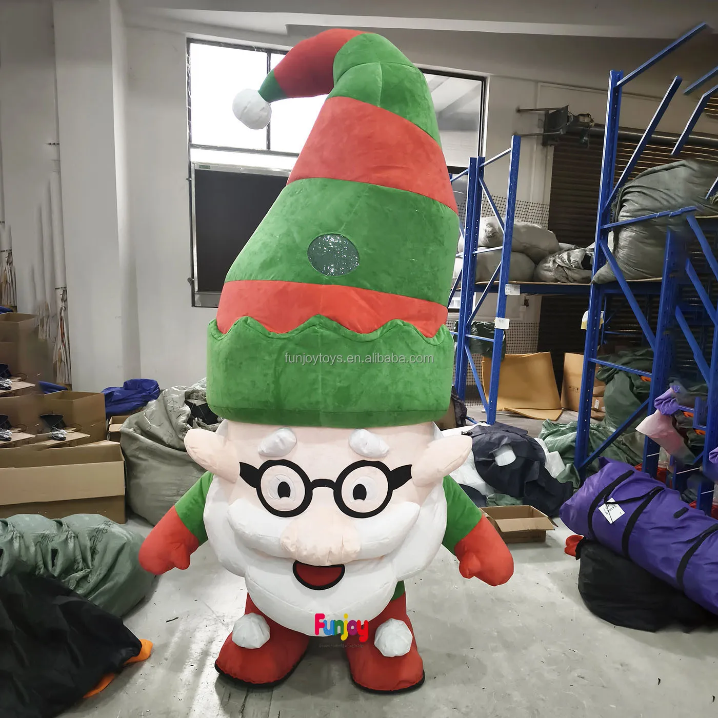 

2m Inflatable Santa Claus Costume for Adults Perfect for Christmas Entertainments and Performances No Battery