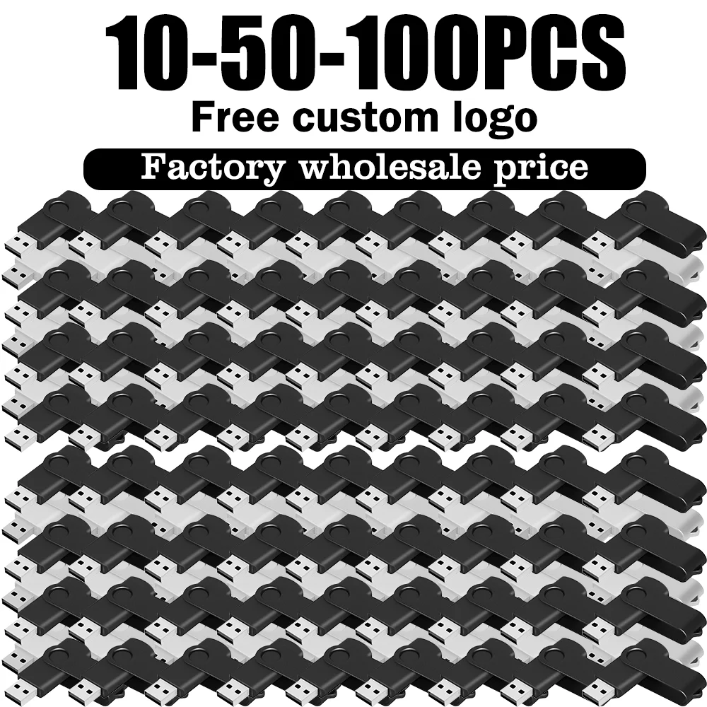 Free Custom 10/50/100PCS USB Flash Drive Pen Drive 256MB 512MB 1GB 2GB 4GB 8GB 16GB Pendrive Memory Stick 32GB usb Stick Gift