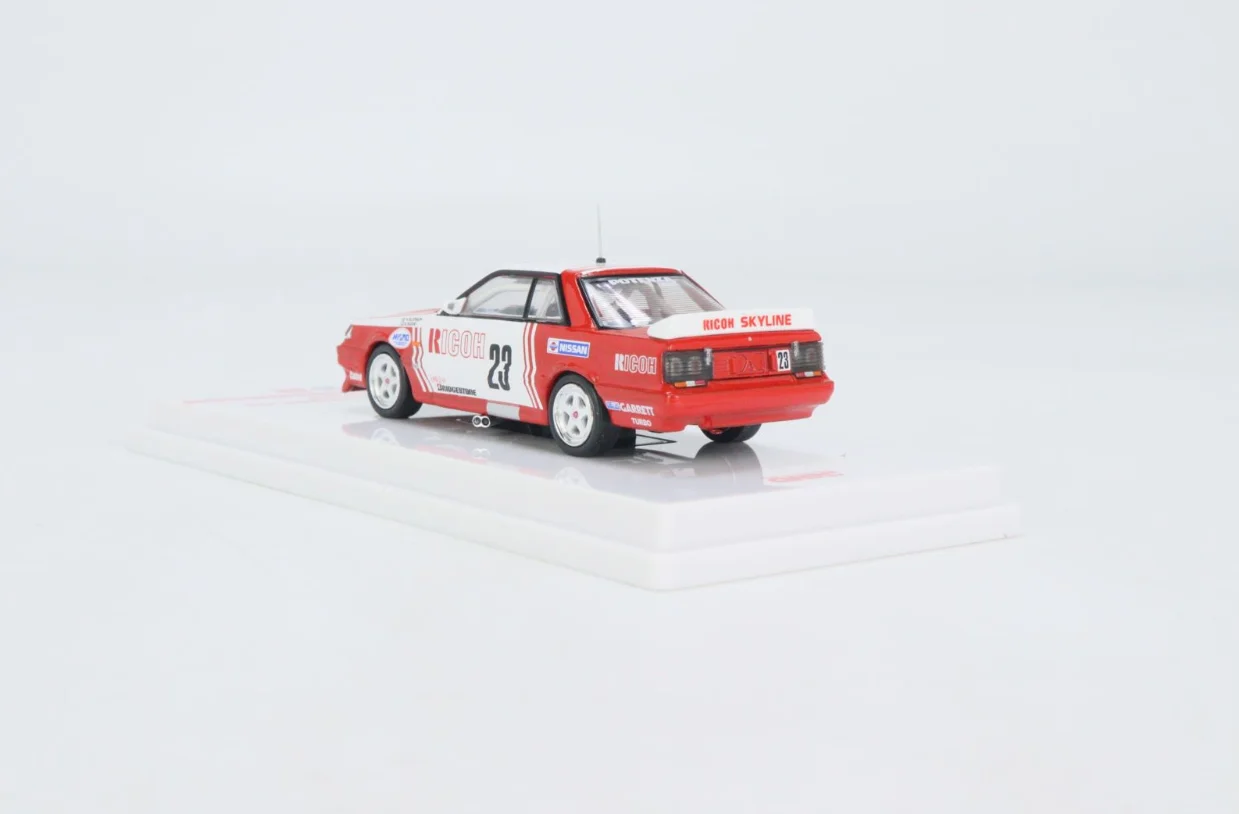 INNO 1/64 Nissan R31 GTR rot Druckguss-Legierung Automodell Sammlung Display Kind Geschenk