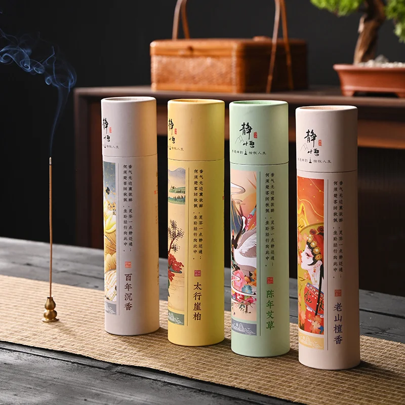 400 Uds. Palos de sándalo Natural, incienso para el hogar, ceremonia de bendición, oración, incienso de Buda, ajenjo, sándalo, madera de agar