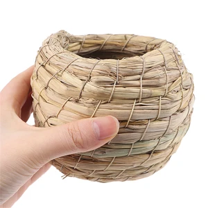 Bird Nest Handmade Straw Fabric, Natural Reproduction Nest, Parrot Birds Cage, Parakeet, Calopsite, Lovebird, Domestic Garden 10 Main Sales Cage Cage - №9