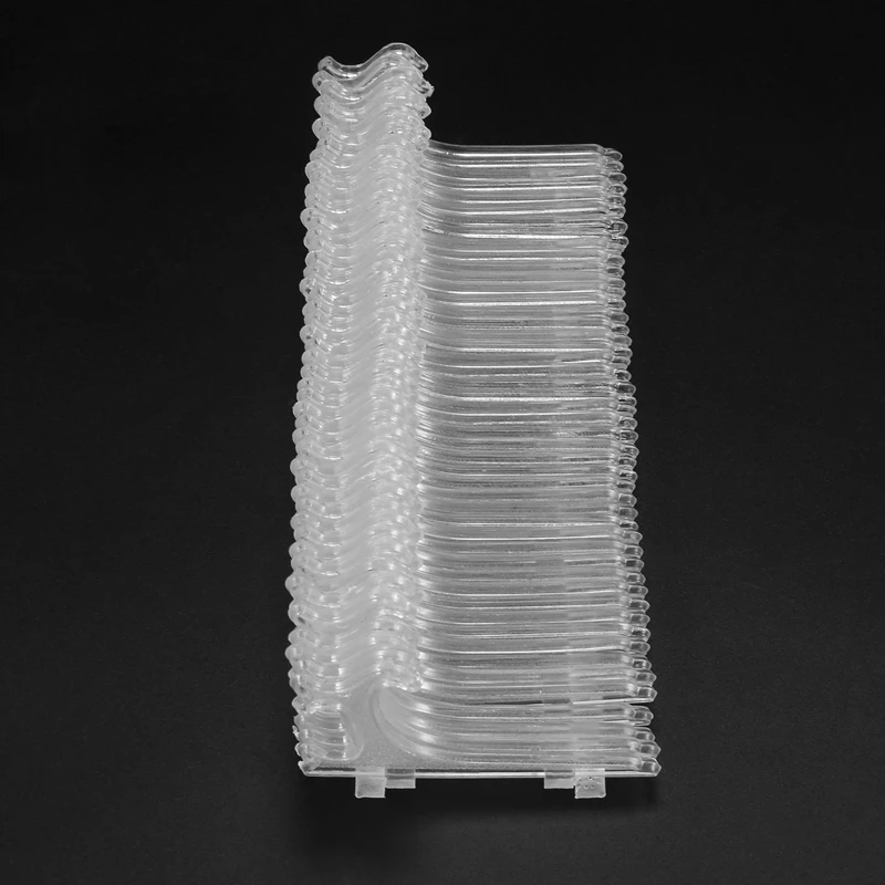 حامل البسكويت البلاستيكي الشفاف ، حامل العرض ، بطاقة المكان ، الحامل في حفلات الزفاف ، حفلة عيد الميلاد ، 3 بوصة ، 24 عبوة