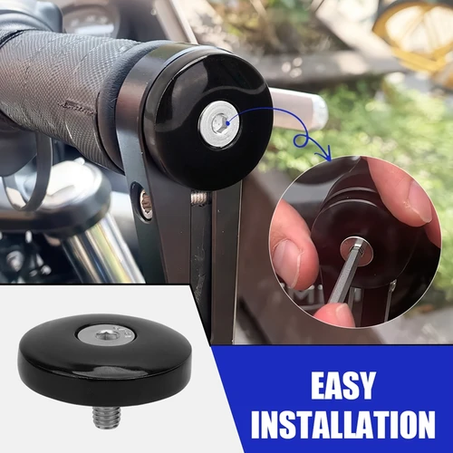 Imagen 2 del producto 1/2 juegos de espejo de extremo de barra de manillar de motocicleta para Bonneville T100 T120 Bobber Speedmaster Rocket3 Scrambler Street 2017-2024 ﻿