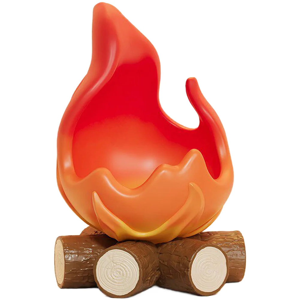Red Flame Shaped Resin Key Holder Storage Box For Home Entryway Organization Housewarming Decorative Ornament
