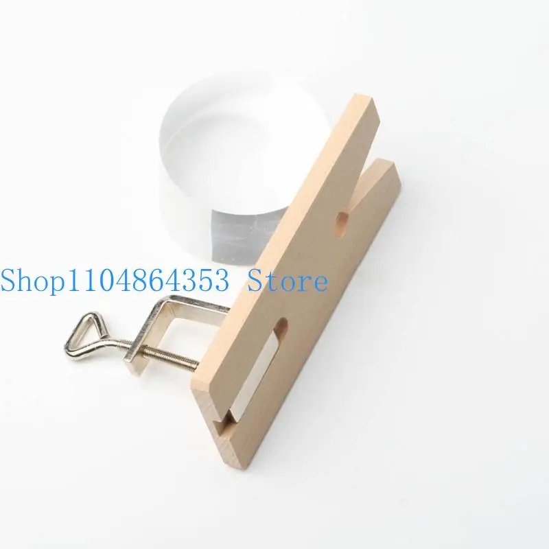 

652F Wooden Rings Clamp Table Plug Workbench Jewellers Manufacturing Processing Tools for Jewellery Making or DIY Crafts