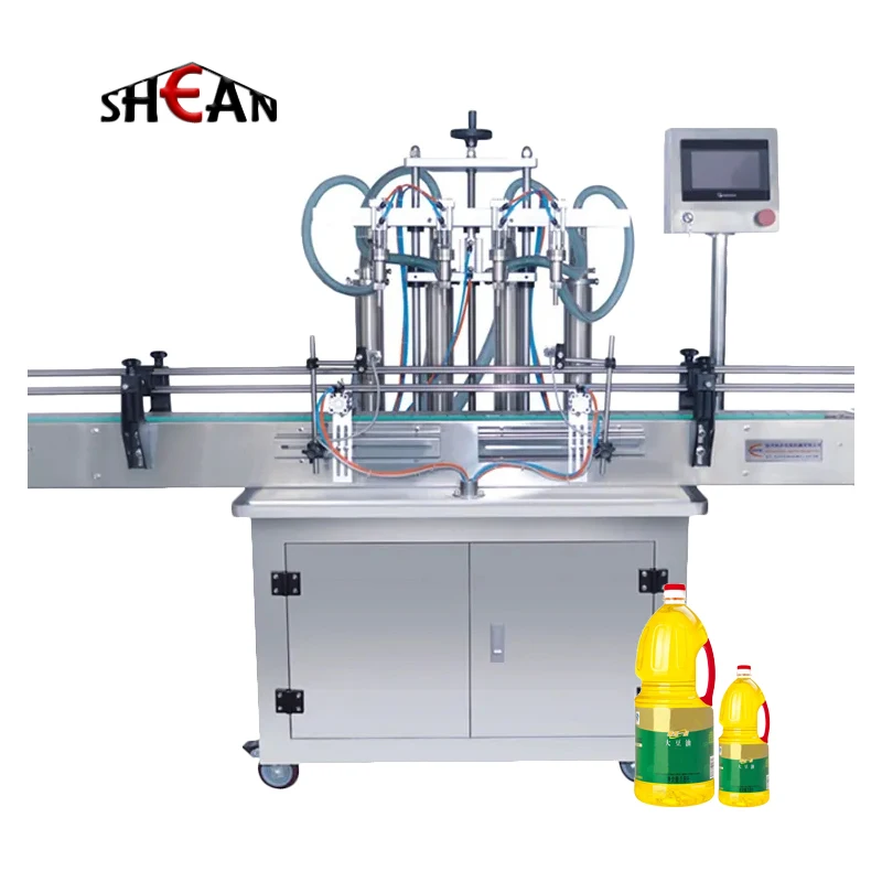 Liquid Filling Machine Oil Bottle Filling Machine With 2/4/6/8/10 Heads