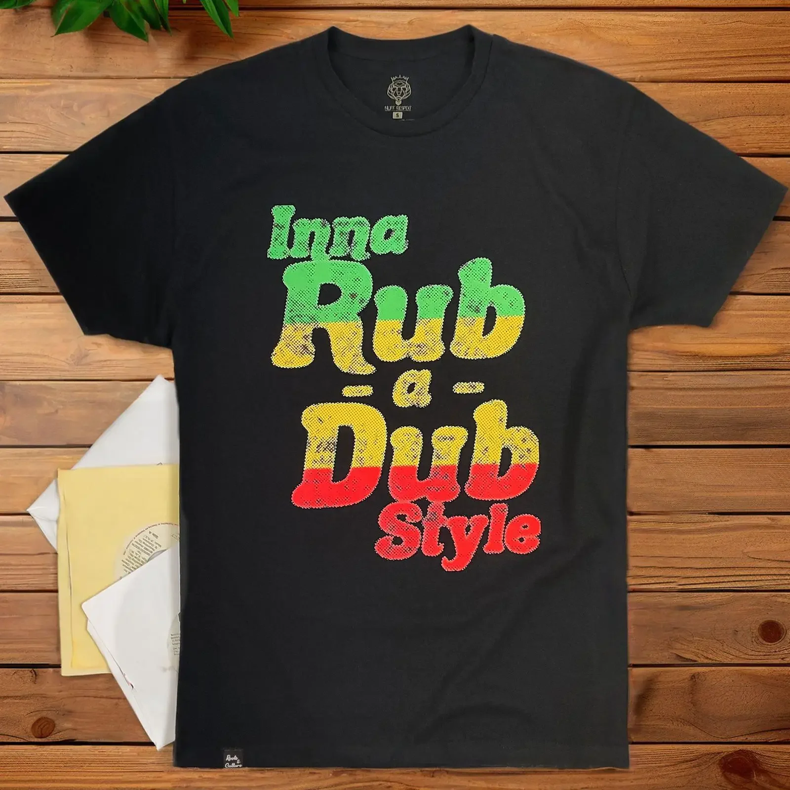 Camiseta estilo Inna Rub A Dub unisex, camiseta vintage con diseño de sistema de sonido, ropa urbana cómoda para hombre, gráfico versátil