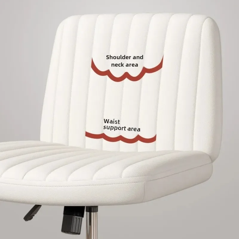 360° Swivel Office Desk Chair Wider Cushioned Seat with Rocker Function Comfortable Home Reading Chair Ergonomic Study Chair