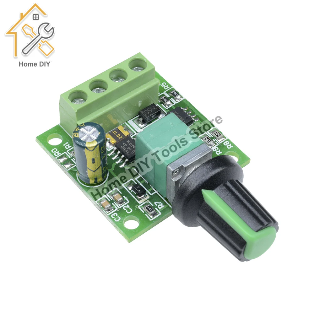 DC 1.8V-15V 2A 30W PWM regulator prędkości obrotowej regulator niskiego napięcia przełącznik regulacji prędkości wentylatora PWM Regulowany napęd 5V 12V