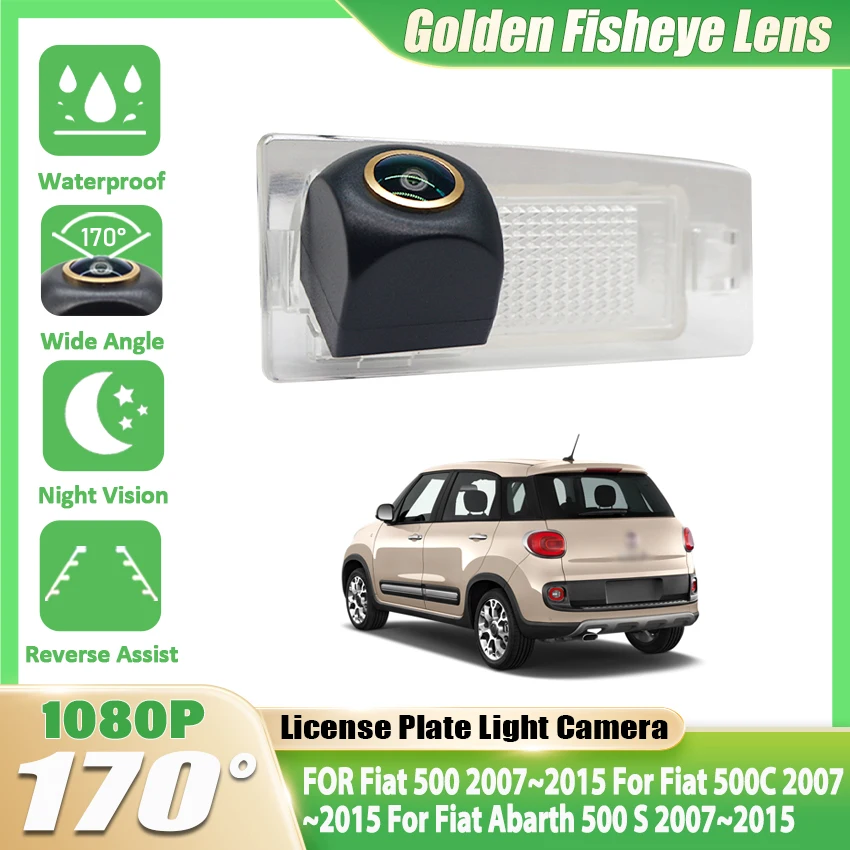 

Резервная камера 1080P ДЛЯ Fiat 500 2007 ~ 2015 Для Fiat 500C 2007 ~ 2015 Для Fiat Abarth 500 S 2007 ~ 2015 Камера заднего вида ночного видения