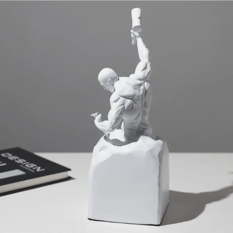 Modern Art Figure Sculptures, Home Decor, Living Room, Carving, Inspiring Soft Decoration, Self Sculpting Figure Sculptures
