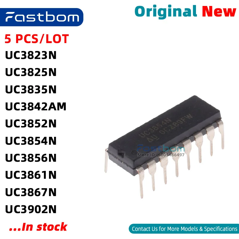 UC3825N UC3902N UC3854N UC3852N UC3867N UC3835N UC3861N UC3842AM UC3823N UC3856N DIP-16 PWM CONTROLLER New Original