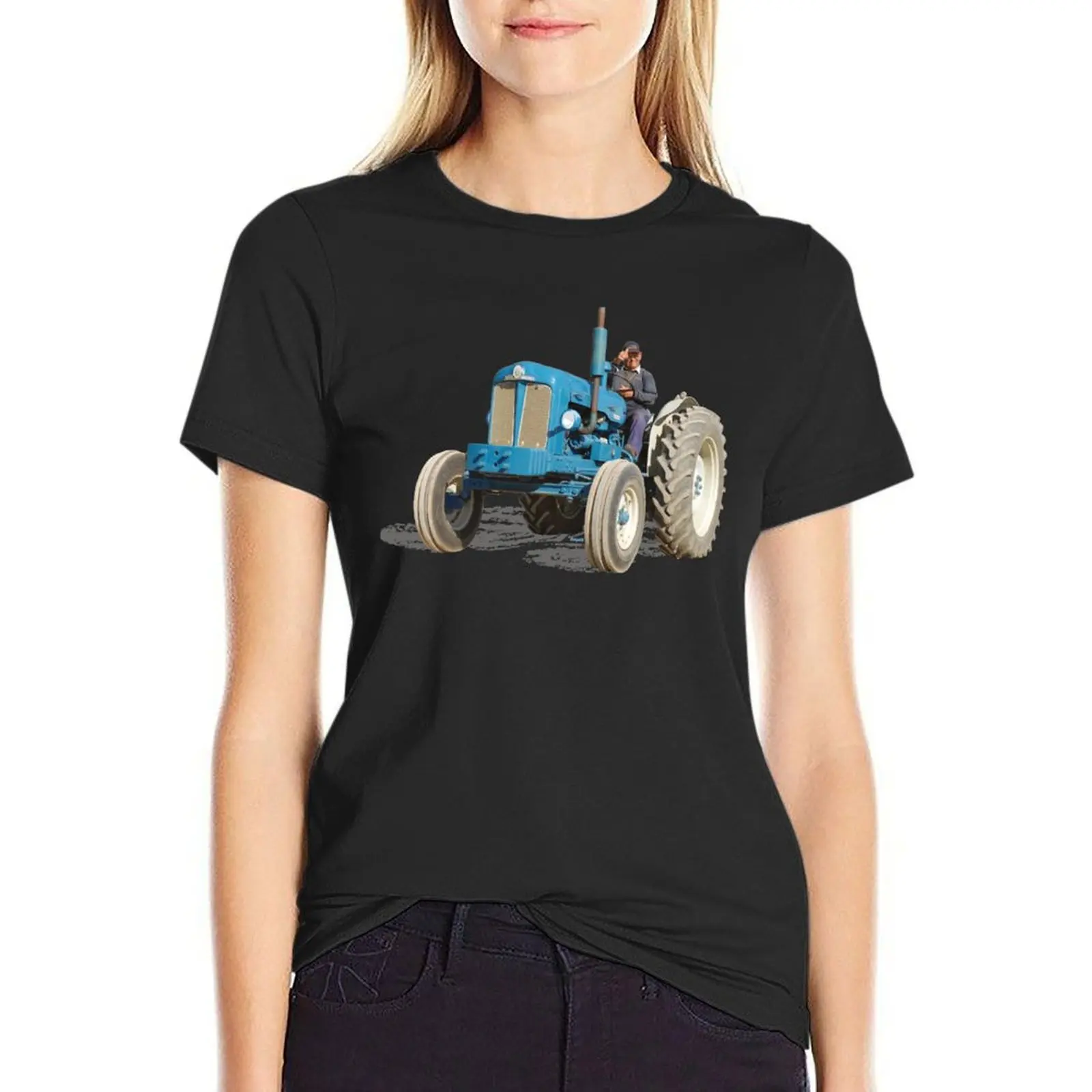 Super Major (Export Model), the last Fordson tractor T-Shirt lady clothes hippie clothes t shirts for Women graphic