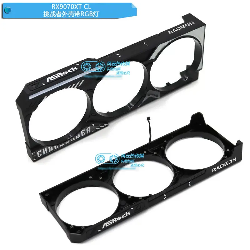 New Frame Shell  Fans for ASROCK RX9070XT Challenger CL Graphics Video Card