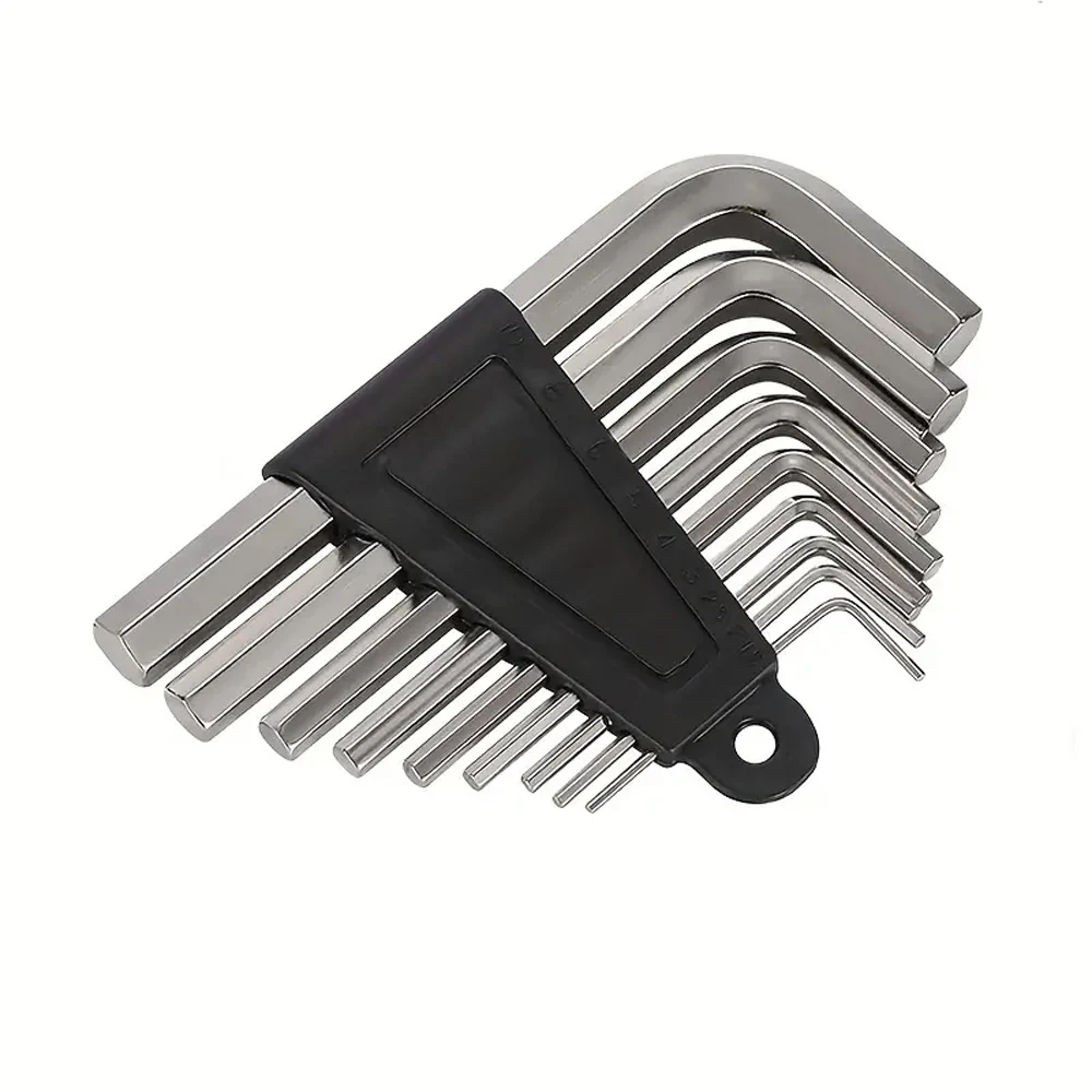9pcs L Type Double-End Screwdriver Hex Wrench Set Allen Key Hexagon Flat Ball Torx Star Head Spanner Key Set Hand Tools