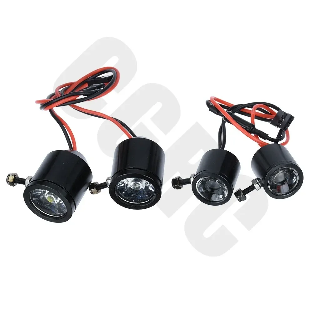 Hoogtepunt Led Spotlight Lichtkoepel Voor 1/5 1/8 1/10 Rc Auto Rc Boot TRX4 SCX10 RC4WD Losi Udr Slash E-REVO X-Maxx Rovan Baja