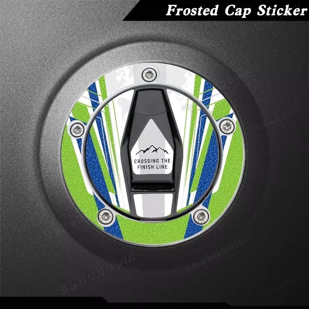 

For H2R H2 H2-SX Z900RS VERSYS650 ZX 4R zx-6r Motorcycle Fuel Tank Cap Frosted Decal Sticker Gas Cover Protect Accessories