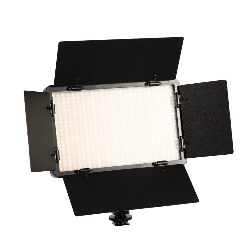 32W U900 LED Video Light Photo Studio 8in Panel Lamp with F970 Battery and Adapter for Tiktok Youbute Live Video Lighting