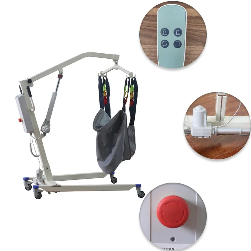 Electric Lift Machine Paralyzed Bedridden Elderly Care Home Transfer Disabled Patient Lift Machine Shifter for Elderly