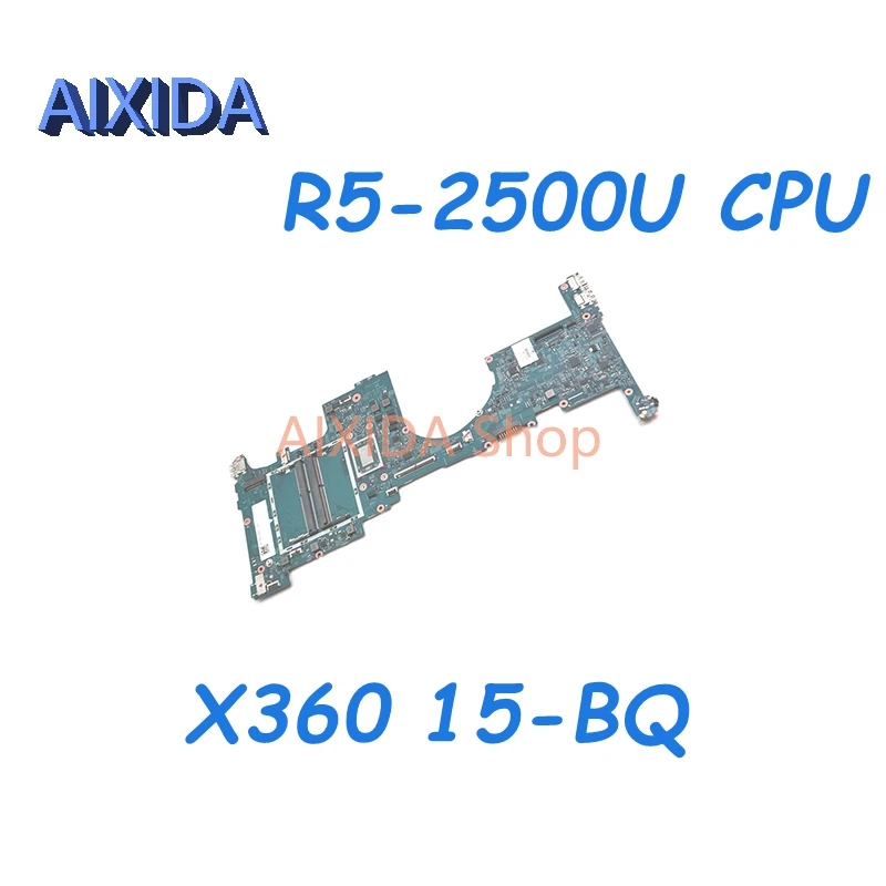 

AIXIDA 935101-601 935101-501 935101-001 448.0BY10.0011 16907-1 For HP Envy X360 15-BQ Laptop Motherboard R5-2500U CPU Main board