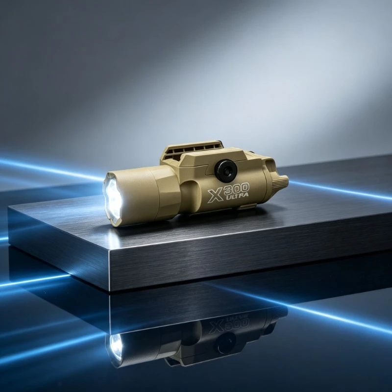 Upgrade X300 Multi-functional LED Flashlight 20mm Rail Fit Airsoft Toy Gun Hobby Sports Game Parts Accessory Gift Kids Children