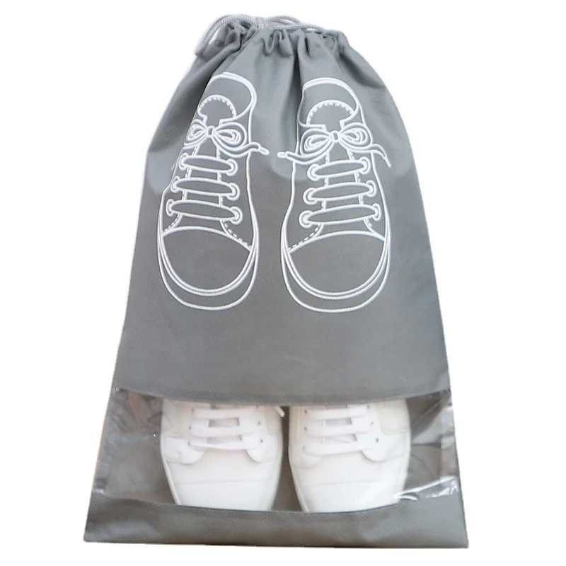 3pcs Non woven shoe storage bag, bundle pocket, home and travel shoe storage bag, dustproof and environmentally friendly bag, dr