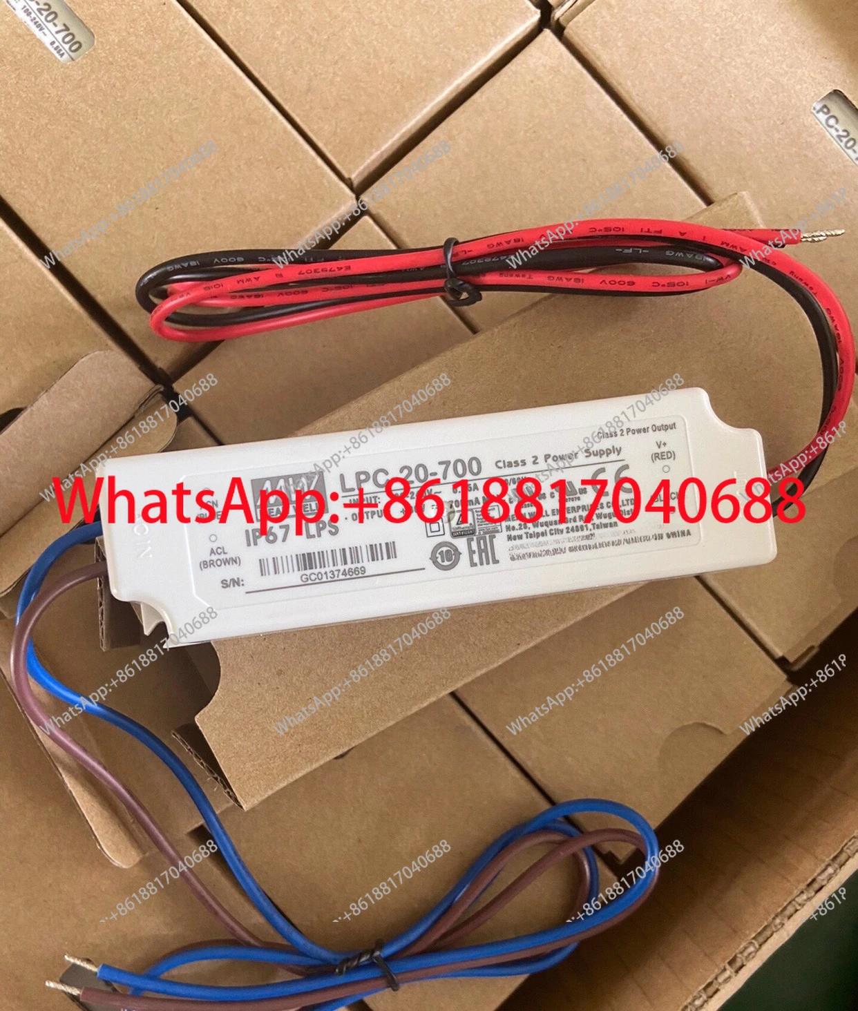 LPC-20-700 Waterproof Power Supply 20W30V0.7A Lamp Power Supply