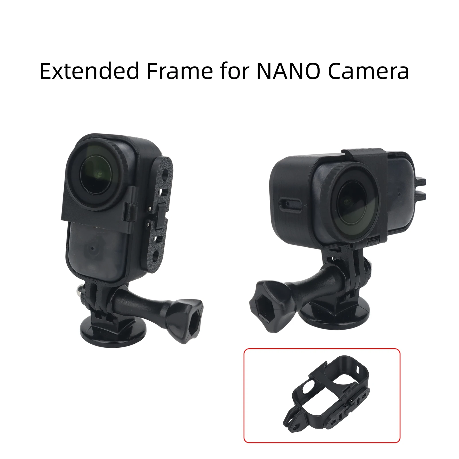 

​For DJI OSMO NANO Action Camera Dual-Directional Expansion Frame Adapter Camera Base