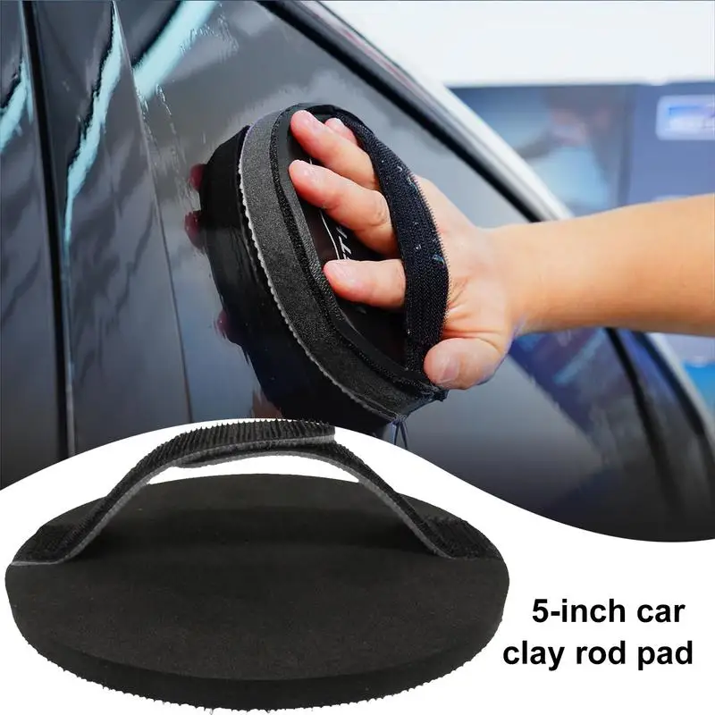 

Car Detailing Clay Bar Pad Clay Bar Cleaner Pad 5 Inch Applicator Pad Car Detailing Cleaning Tools Clay Pad Car Paint Cleaner