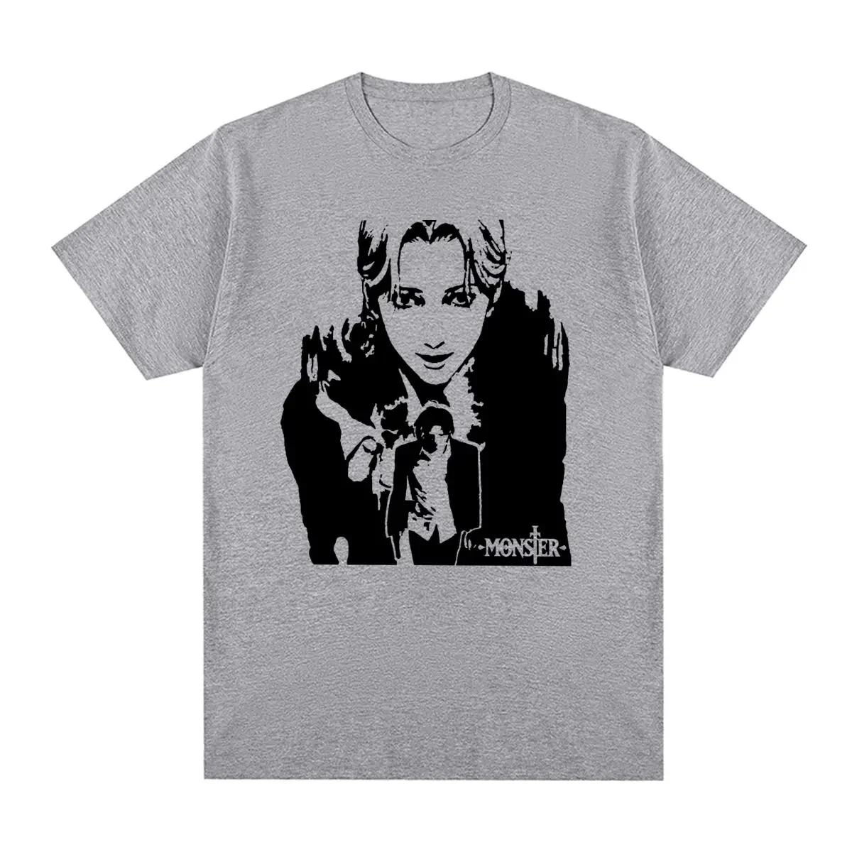 Cotton Men New Tee Womens Tops manga Johan Liebert Naoki Urasawa Vintage T-shirt new in tops & tees mens designer clothes 2024