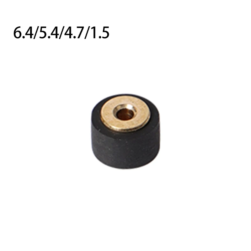 Produktbild von 5x Gummi-Andruckrollen Für Tonbandgeräte – 13 Mm × 2,5 Mm Loch, Langlebig, Für Radio, Kassettenrecorder & Repeater