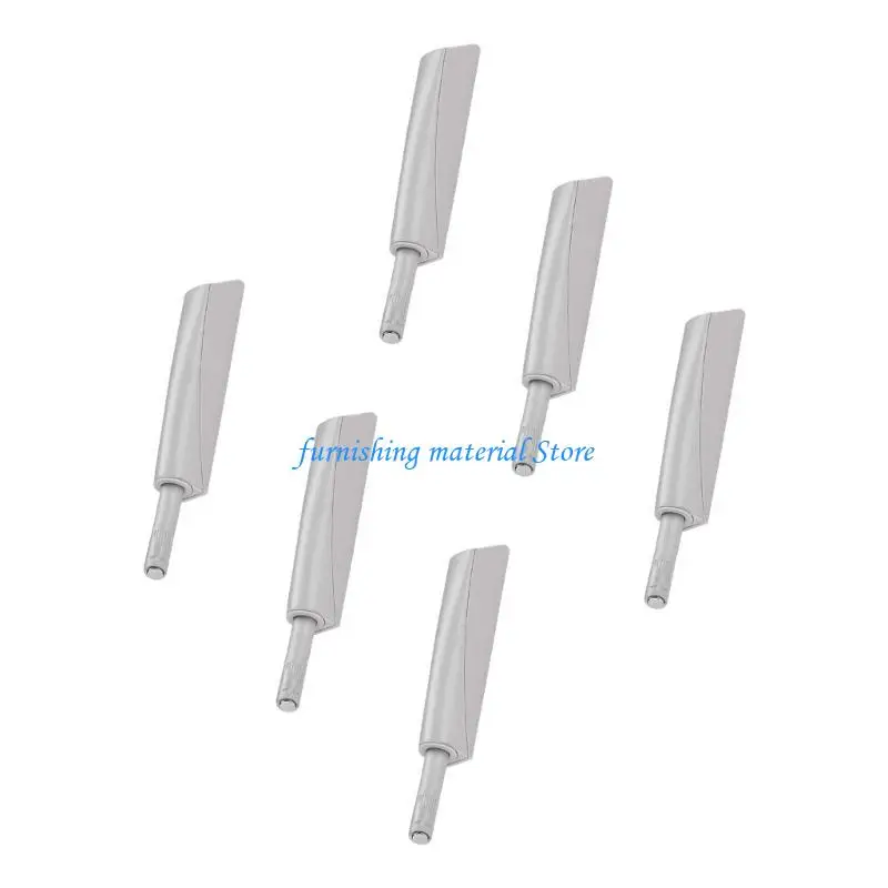 

Y5GD 6Pcs Press Rebounds Device Cabinet Touch Latches Door Bouncer Damper Buffer for Cabinet Cupboard Drawer