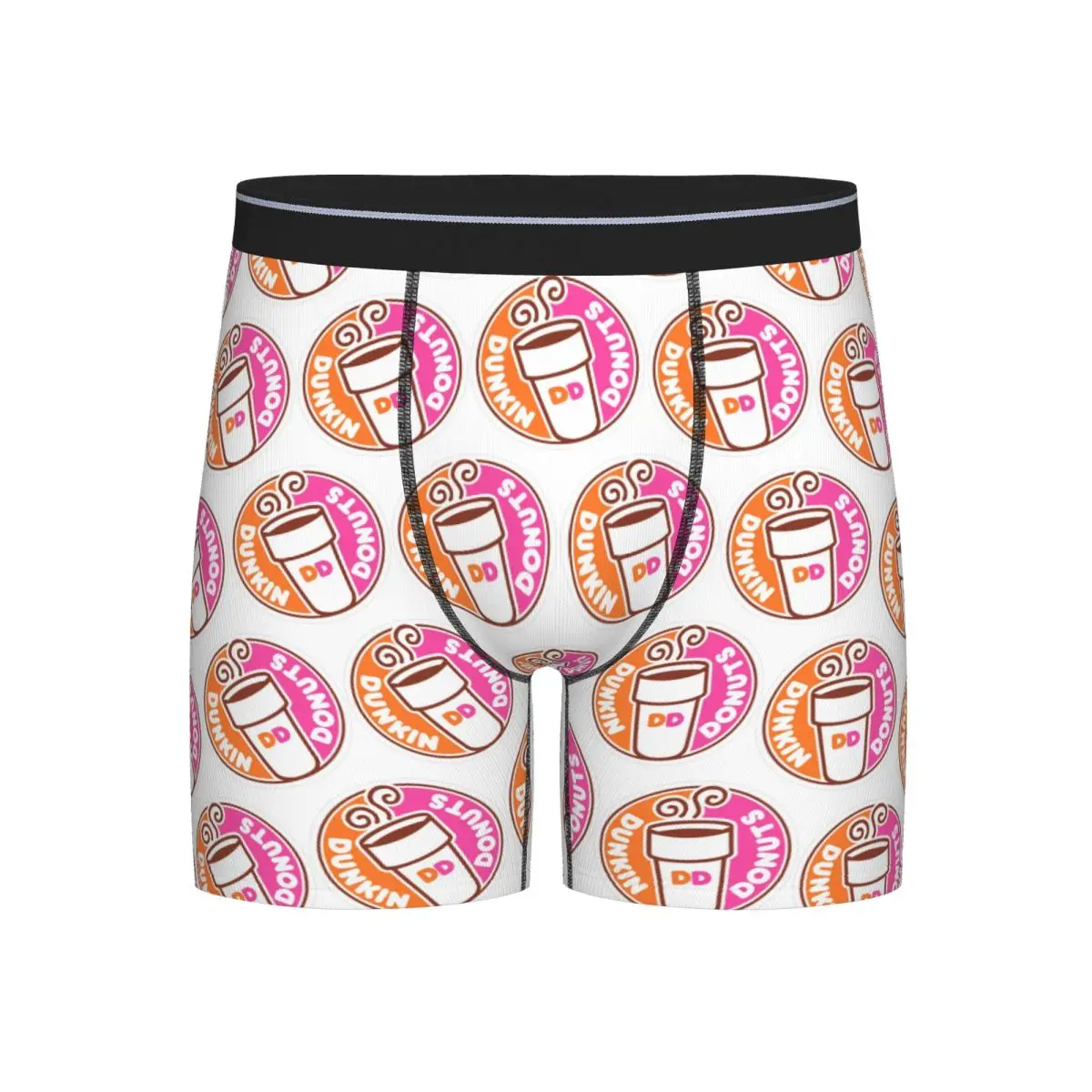 

Long Boxer Underpants Shorts Dunkin Donuts Panties Men Breathable Underwear for Homme Man Boyfriend Gifts